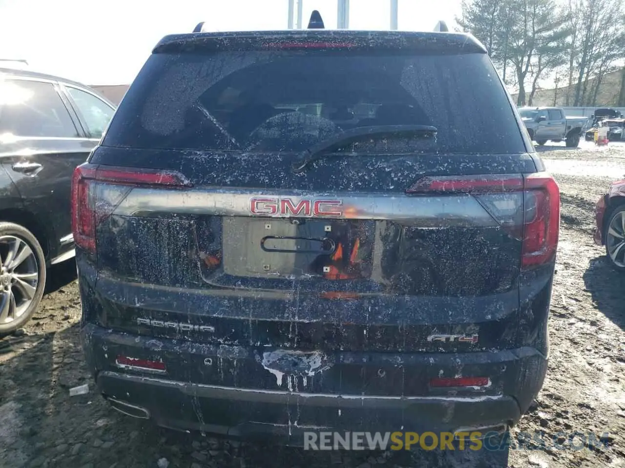 6 fotografías del automóvil dañado 1GKKNLLS0MZ235738 GMC ACADIA 2021
