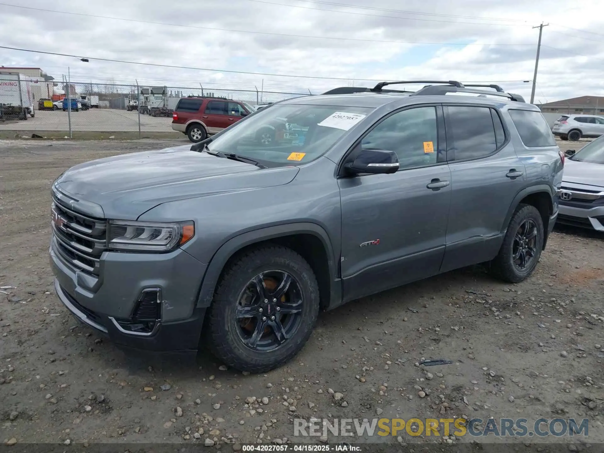 2 fotografías del automóvil dañado 1GKKNLLS2MZ208492 GMC ACADIA 2021