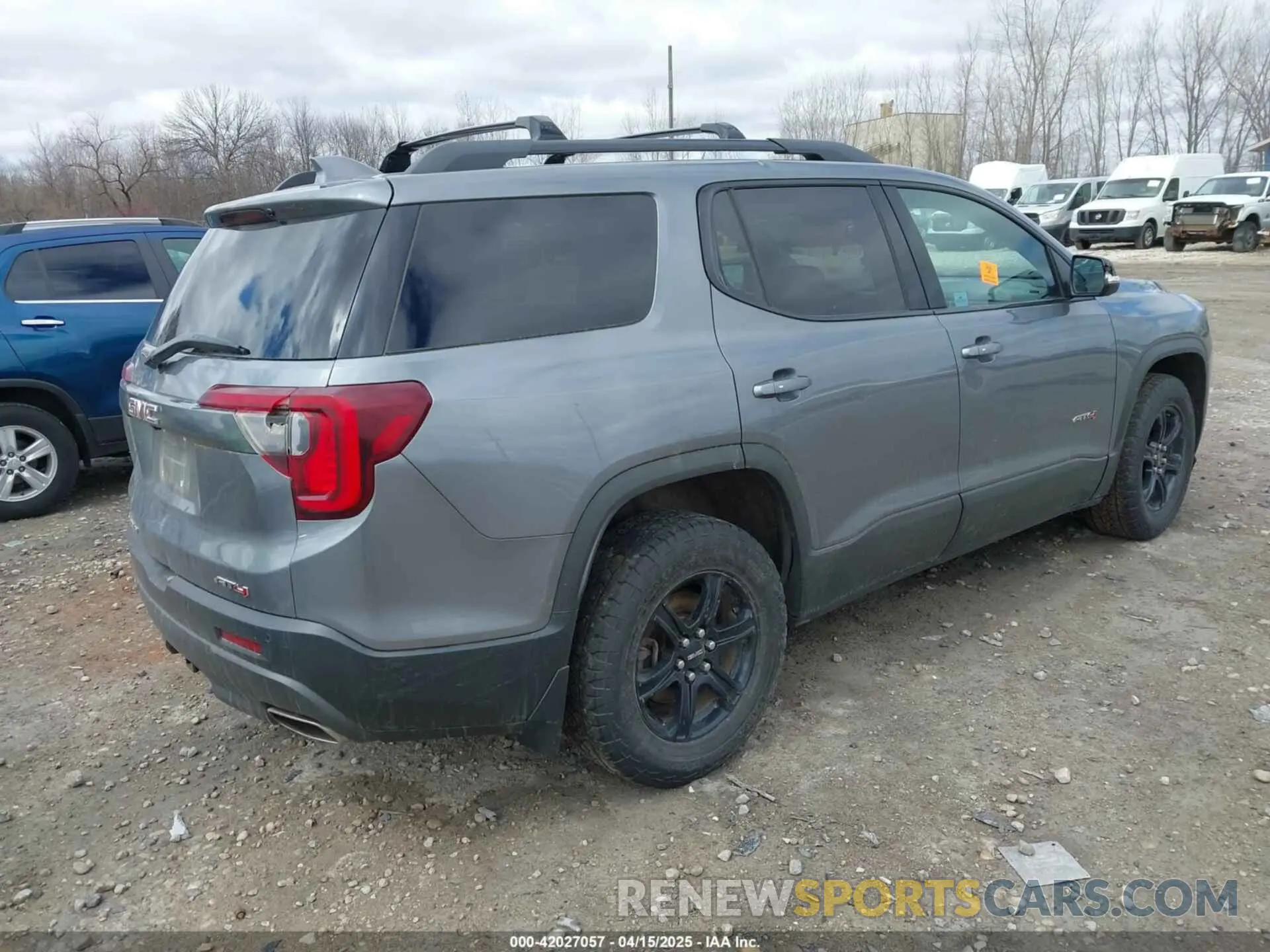 4 fotografías del automóvil dañado 1GKKNLLS2MZ208492 GMC ACADIA 2021