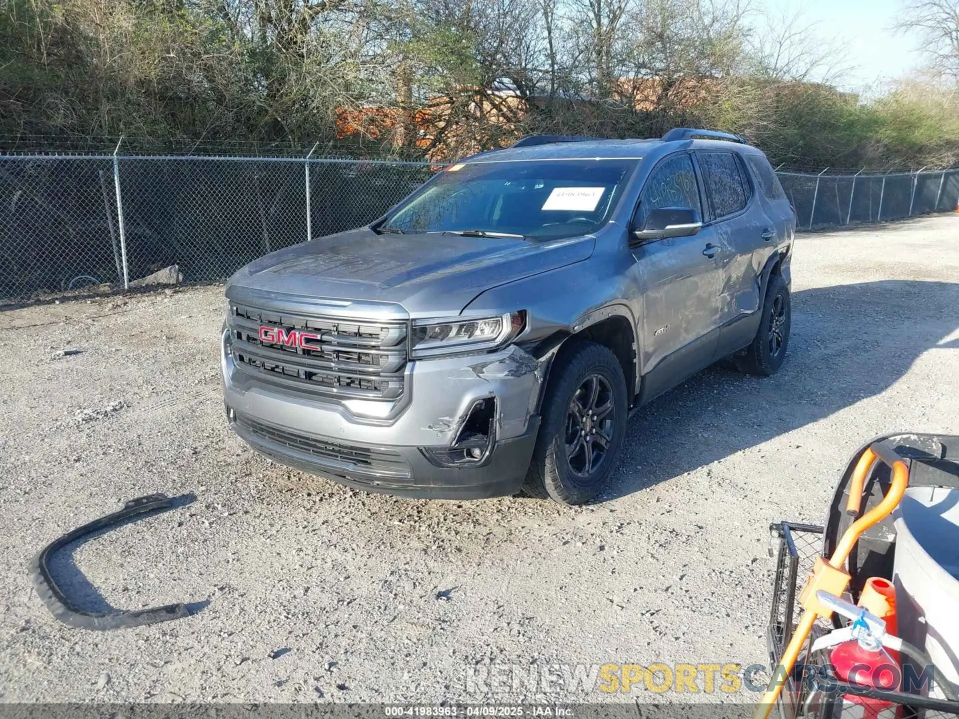 2 fotografías del automóvil dañado 1GKKNLLS4MZ166651 GMC ACADIA 2021