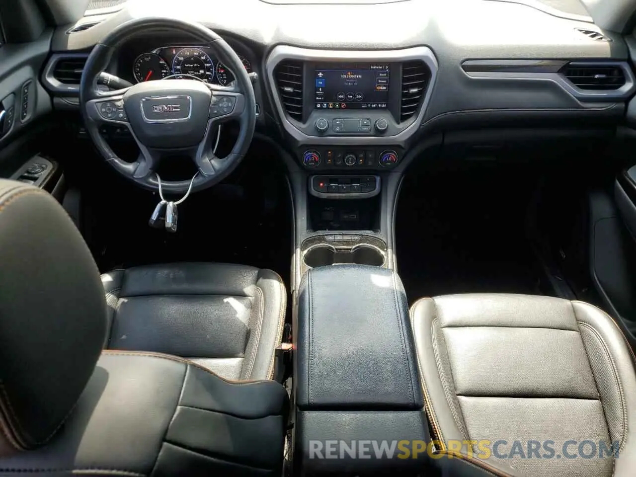 8 fotografías del automóvil dañado 1GKKNLLS6MZ215400 GMC ACADIA 2021