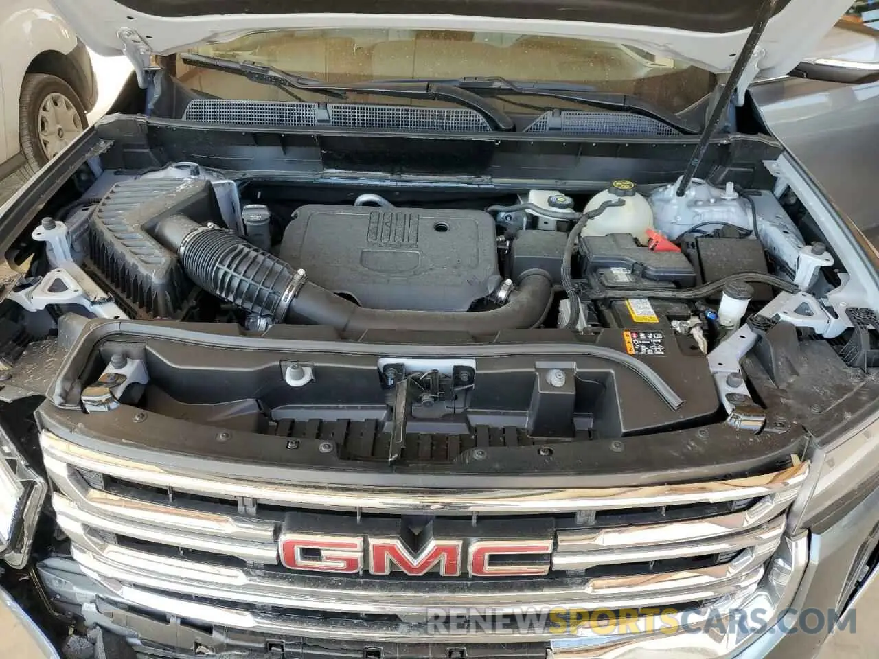12 fotografías del automóvil dañado 1GKKNML49MZ198616 GMC ACADIA 2021