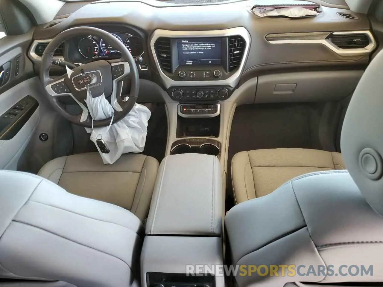 8 fotografías del automóvil dañado 1GKKNML49MZ198616 GMC ACADIA 2021