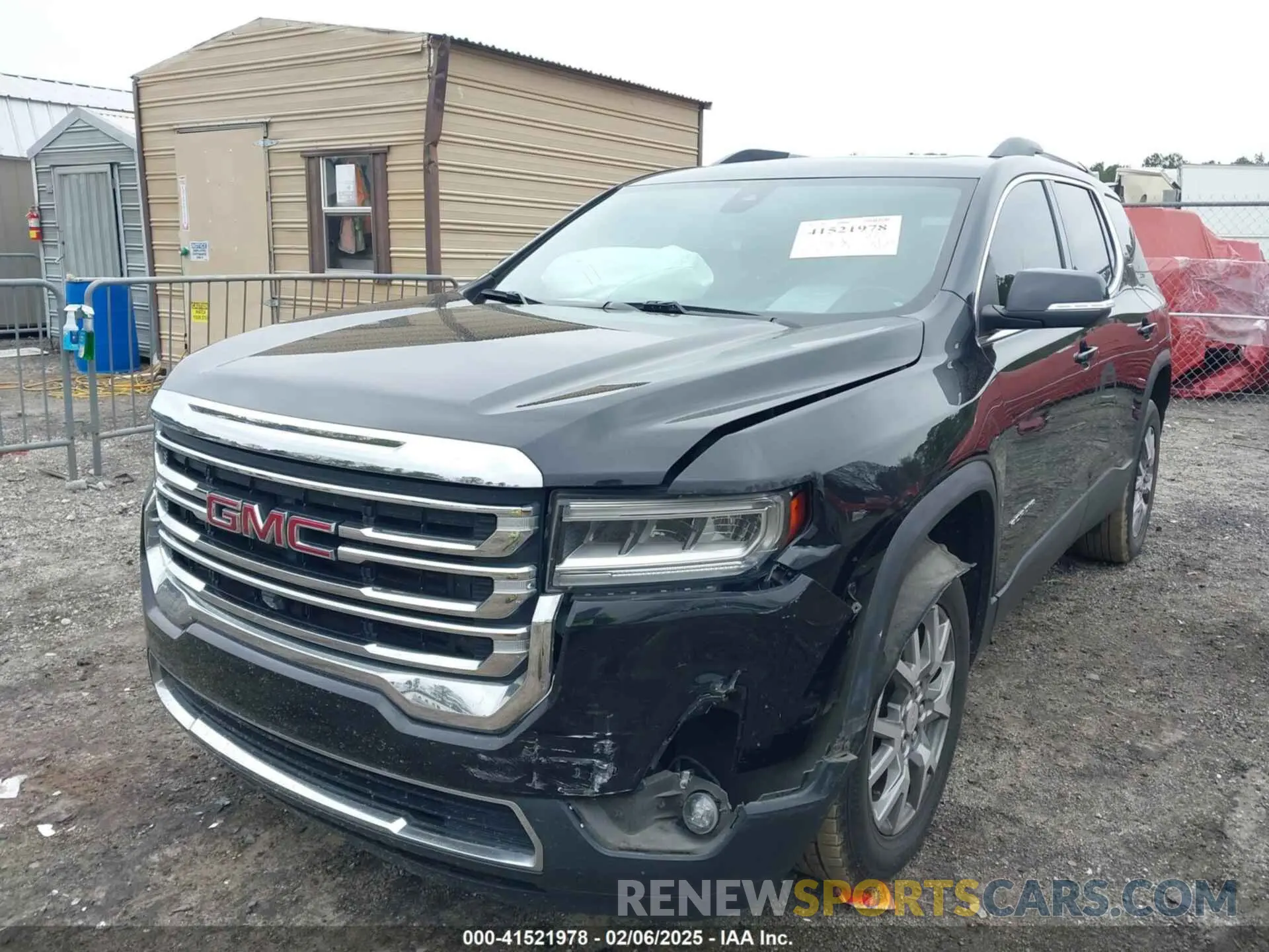 6 fotografías del automóvil dañado 1GKKNMLS0MZ209789 GMC ACADIA 2021