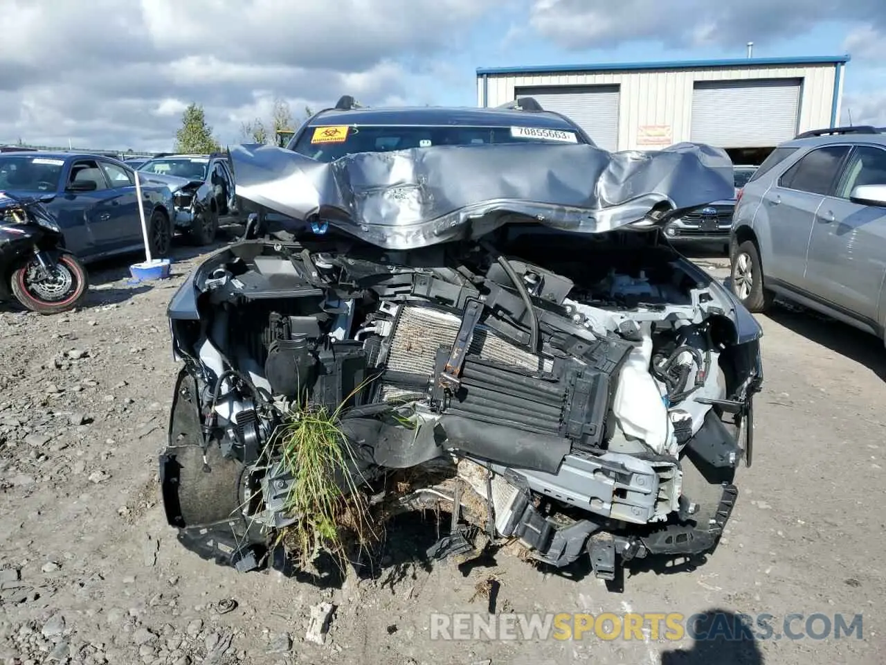 5 fotografías del automóvil dañado 1GKKNMLS1MZ159940 GMC ACADIA 2021