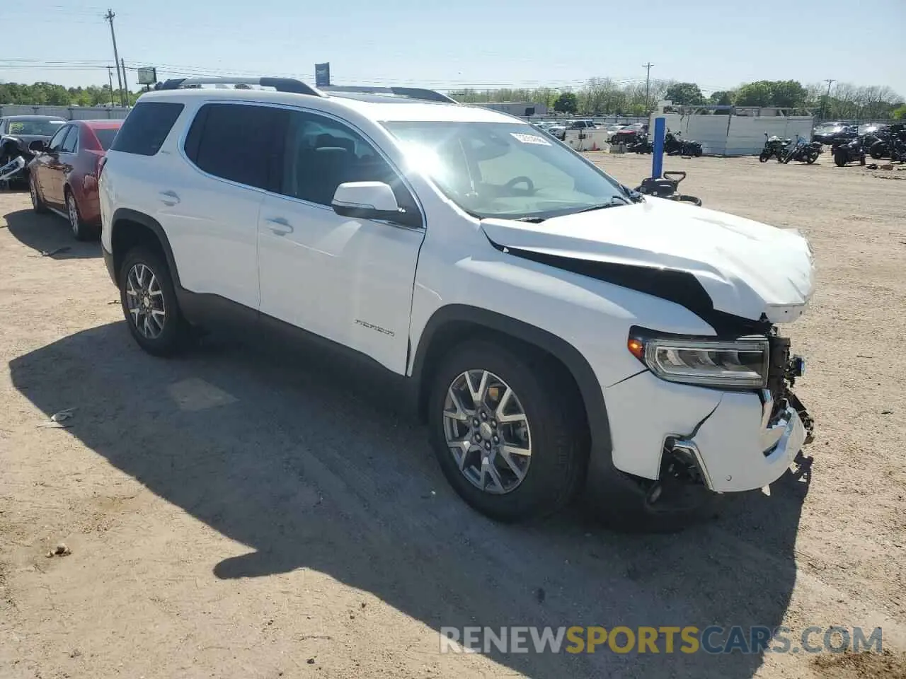 4 fotografías del automóvil dañado 1GKKNMLS1MZ223152 GMC ACADIA 2021