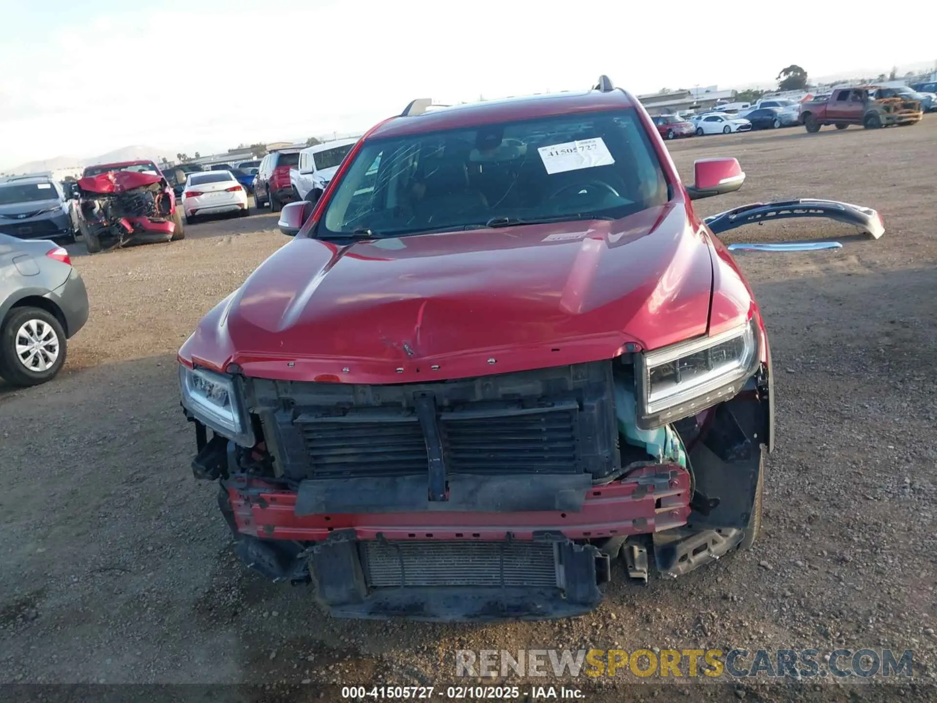13 fotografías del automóvil dañado 1GKKNMLS5MZ175445 GMC ACADIA 2021
