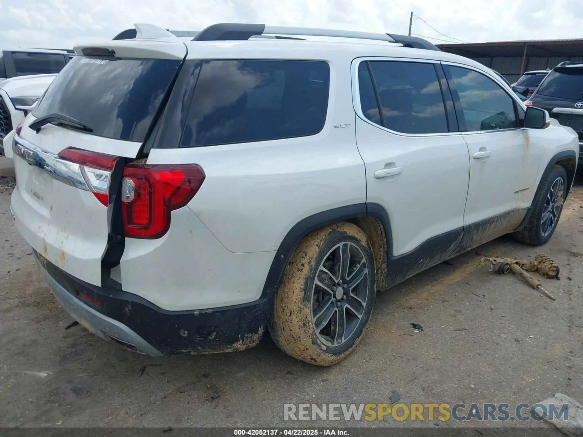 4 fotografías del automóvil dañado 1GKKNMLS8MZ114591 GMC ACADIA 2021