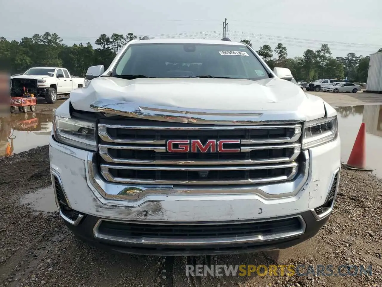 5 fotografías del automóvil dañado 1GKKNMLS8MZ177027 GMC ACADIA 2021