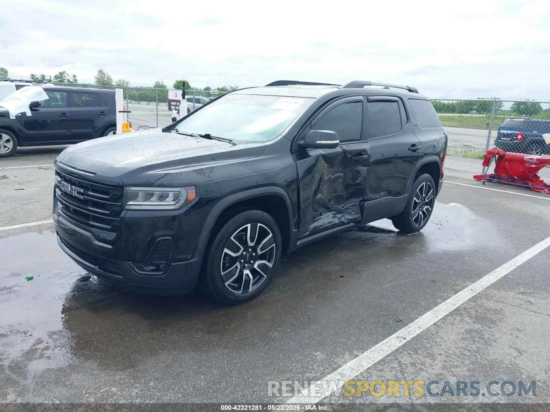 2 fotografías del automóvil dañado 1GKKNUL47MZ111425 GMC ACADIA 2021