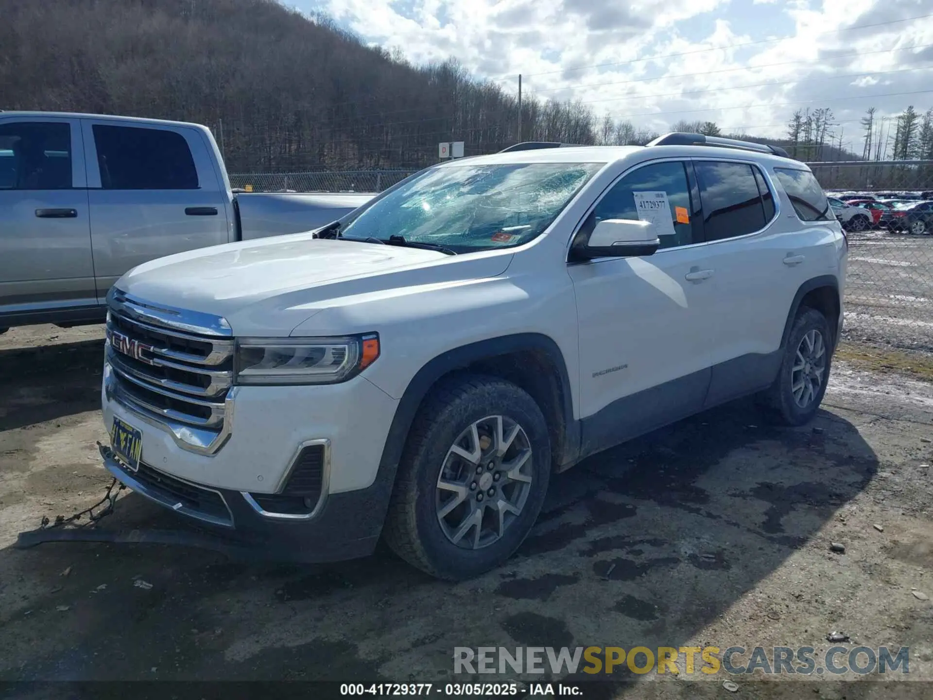 2 fotografías del automóvil dañado 1GKKNULS3MZ208040 GMC ACADIA 2021