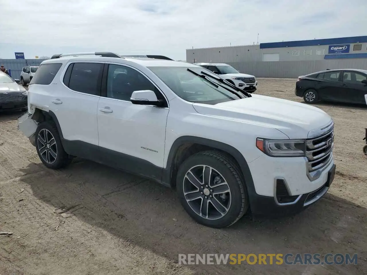4 fotografías del automóvil dañado 1GKKNULS4MZ192897 GMC ACADIA 2021