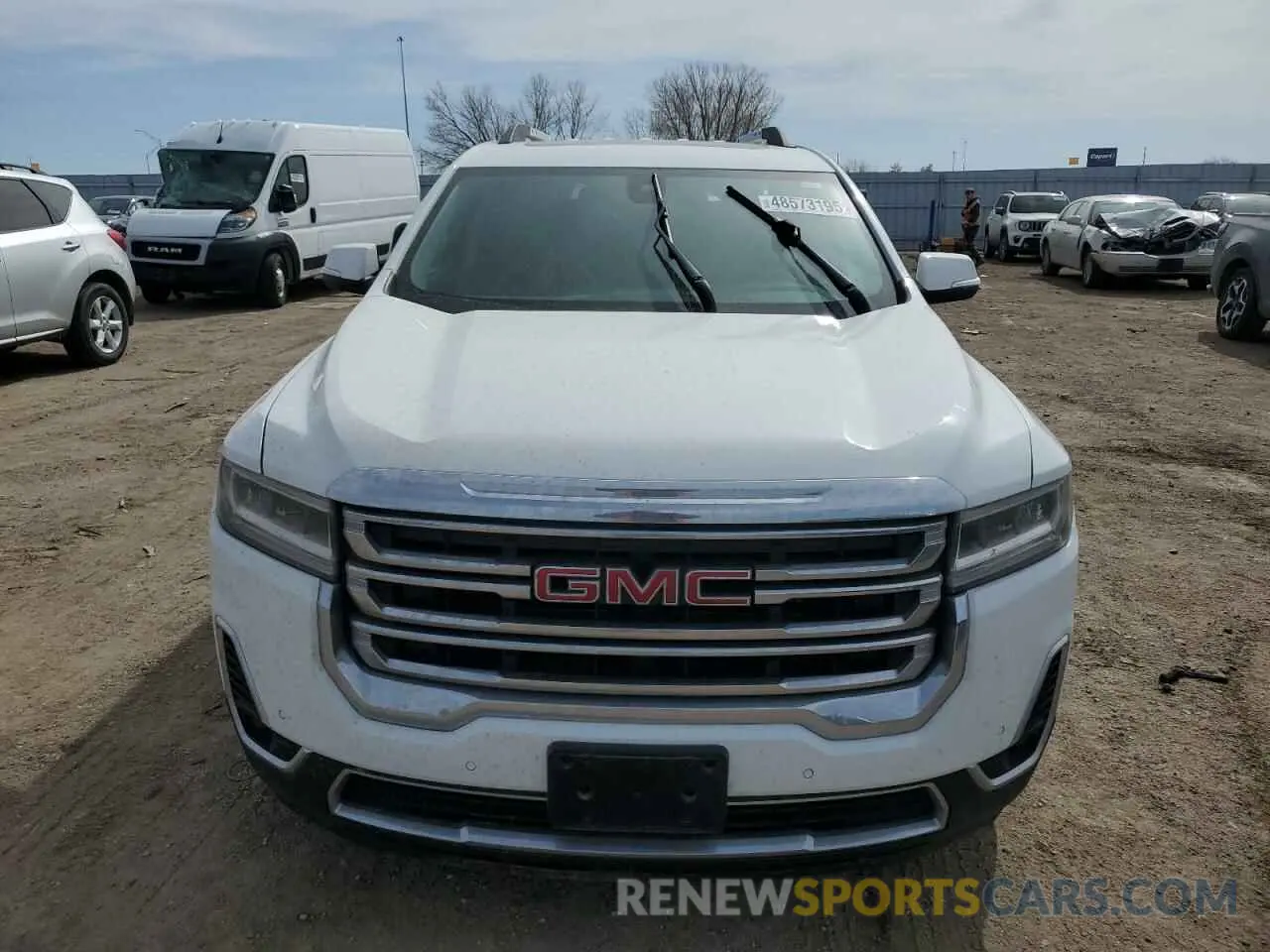 5 fotografías del automóvil dañado 1GKKNULS4MZ192897 GMC ACADIA 2021