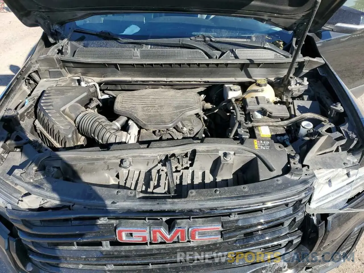 14 fotografías del automóvil dañado 1GKKNULS6MZ184090 GMC ACADIA 2021