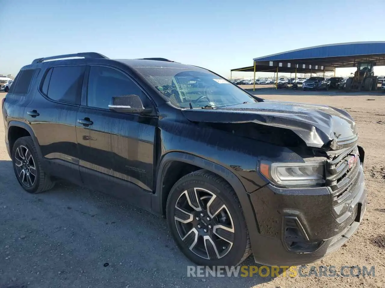 4 fotografías del automóvil dañado 1GKKNULS6MZ184090 GMC ACADIA 2021