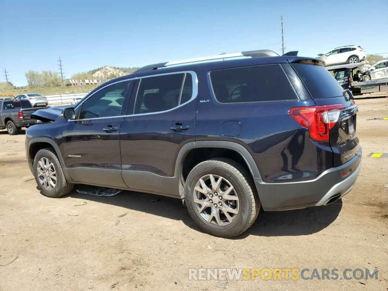 2 fotografías del automóvil dañado 1GKKNULS6MZ206847 GMC ACADIA 2021