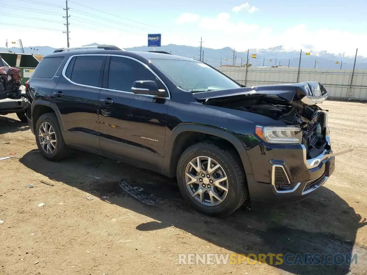 4 fotografías del automóvil dañado 1GKKNULS6MZ206847 GMC ACADIA 2021