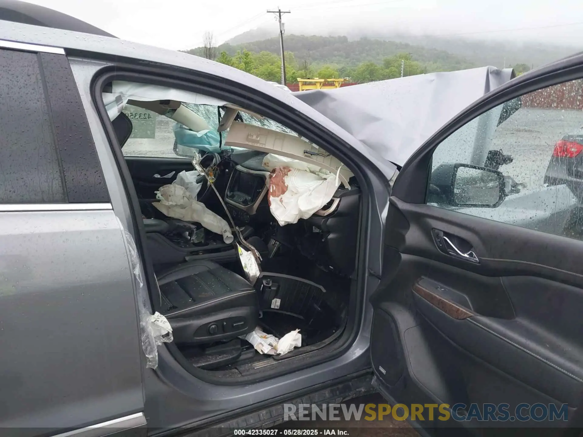 5 fotografías del automóvil dañado 1GKKNXLS1MZ160927 GMC ACADIA 2021