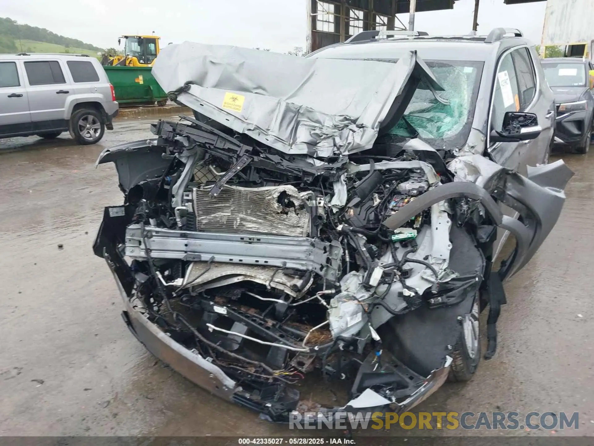 6 fotografías del automóvil dañado 1GKKNXLS1MZ160927 GMC ACADIA 2021