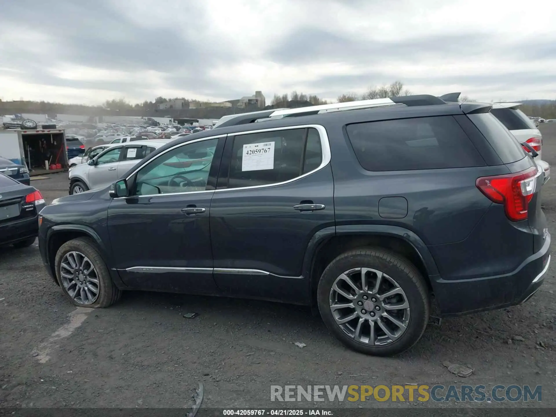 14 fotografías del automóvil dañado 1GKKNXLS8MZ133935 GMC ACADIA 2021