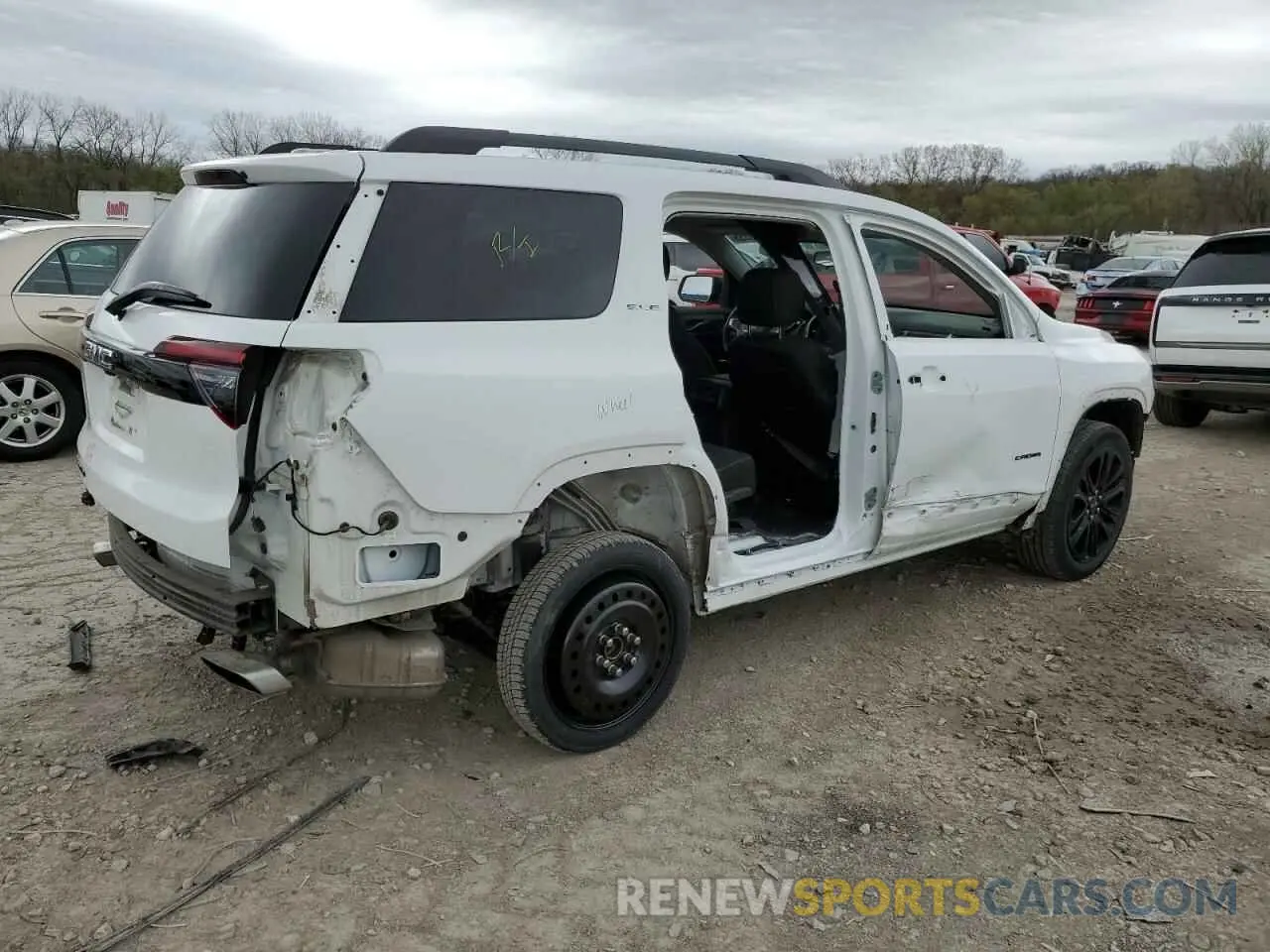 3 fotografías del automóvil dañado 1GKKNKL40NZ119257 GMC ACADIA 2022