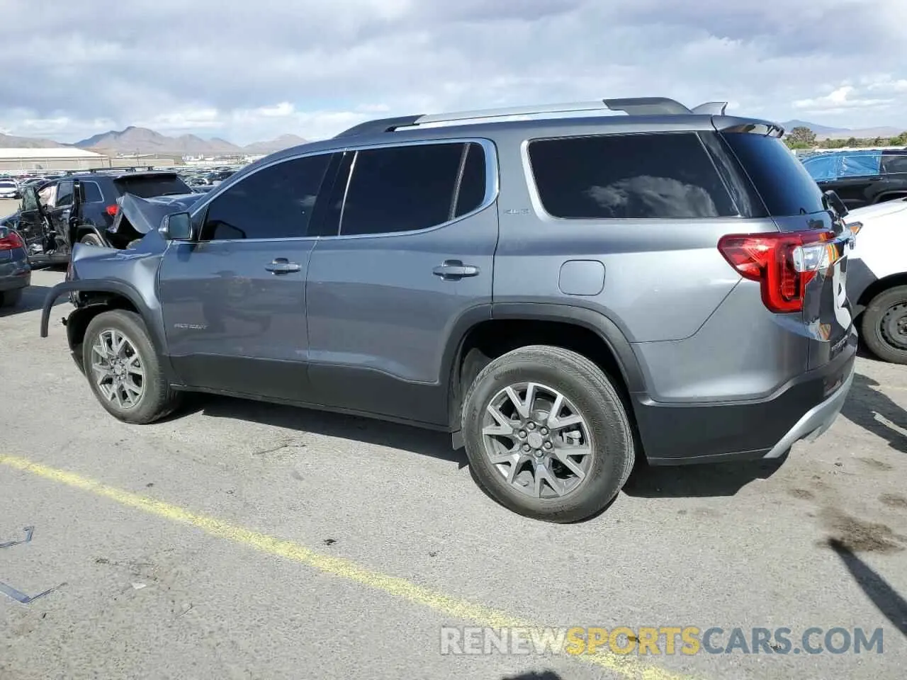 2 fotografías del automóvil dañado 1GKKNKL40NZ143803 GMC ACADIA 2022