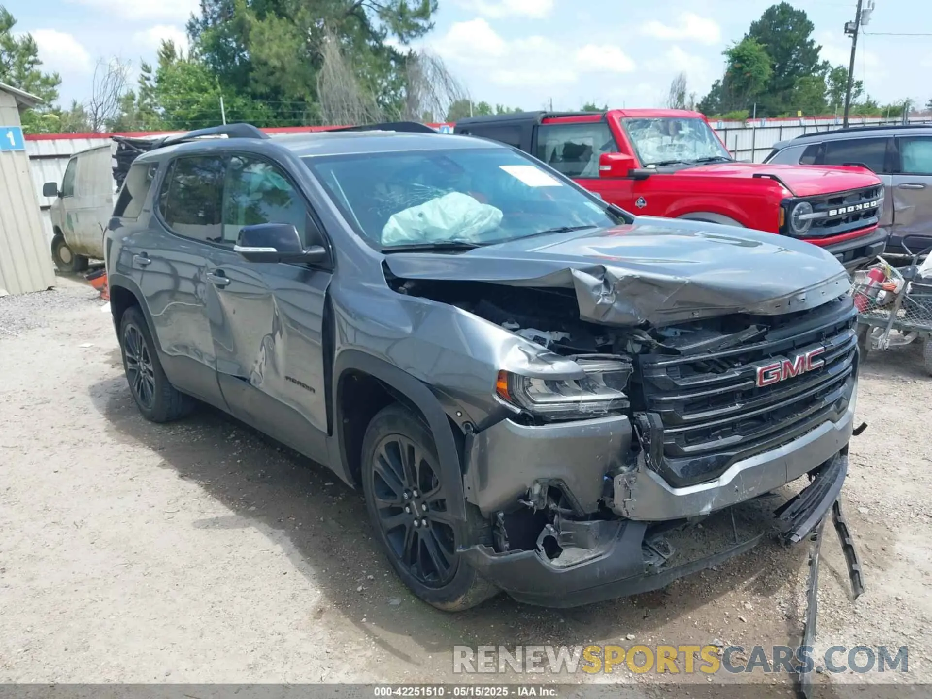 1 fotografías del automóvil dañado 1GKKNKL45NZ117388 GMC ACADIA 2022