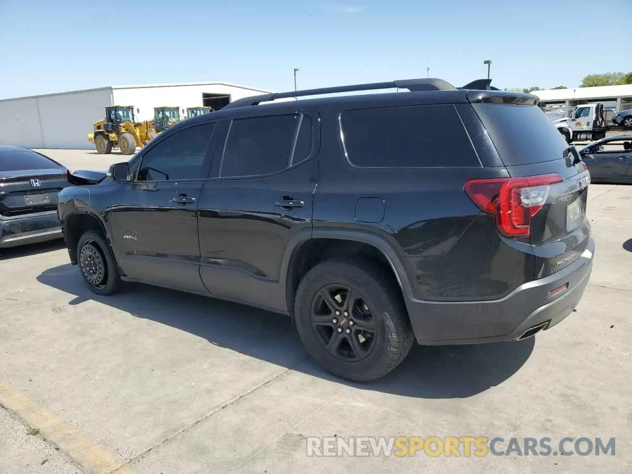 2 fotografías del automóvil dañado 1GKKNLLS3NZ103459 GMC ACADIA 2022