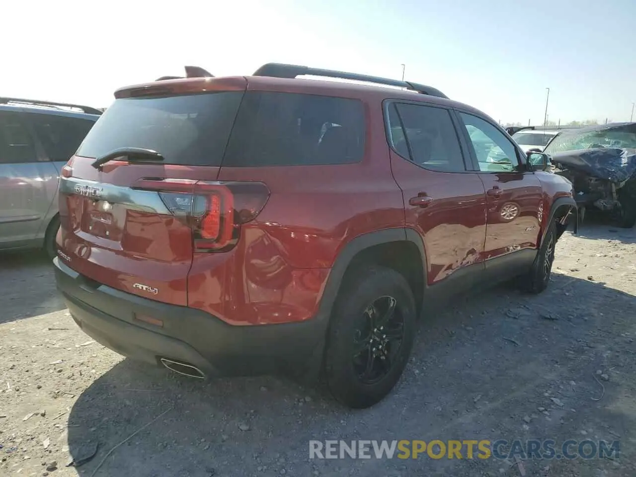 3 fotografías del automóvil dañado 1GKKNLLS5NZ136799 GMC ACADIA 2022