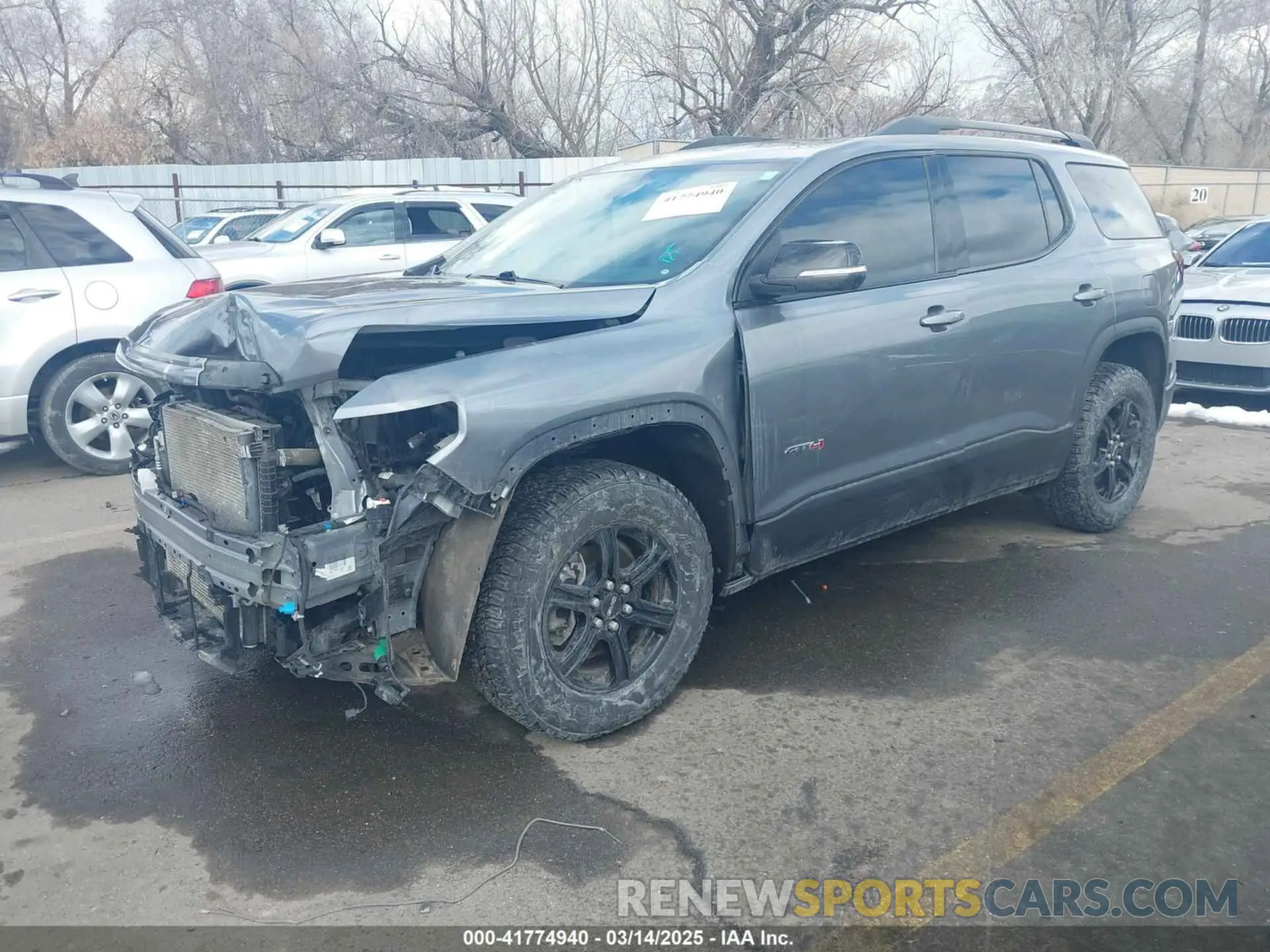 2 fotografías del automóvil dañado 1GKKNLLS7NZ120149 GMC ACADIA 2022