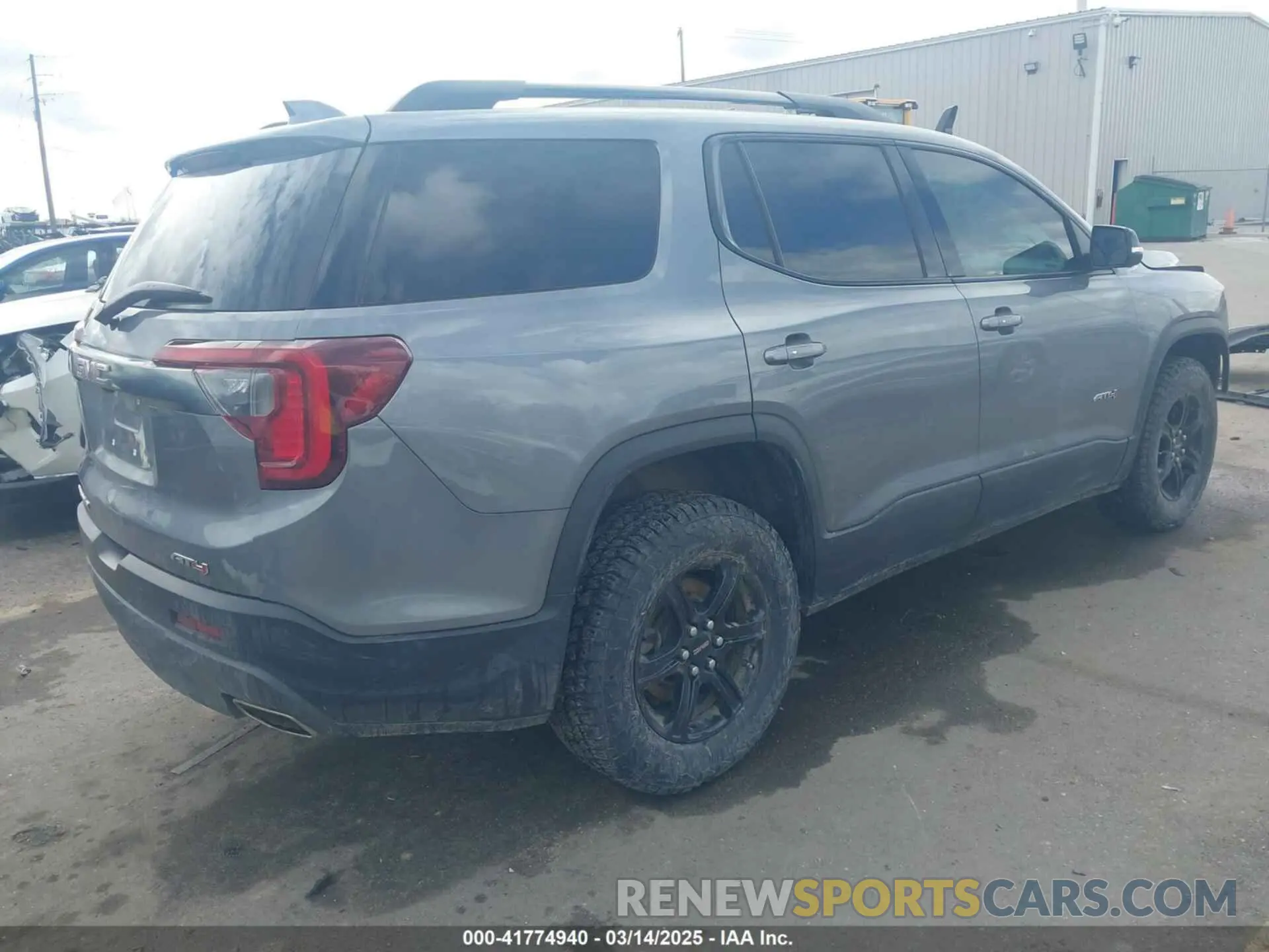 4 fotografías del automóvil dañado 1GKKNLLS7NZ120149 GMC ACADIA 2022