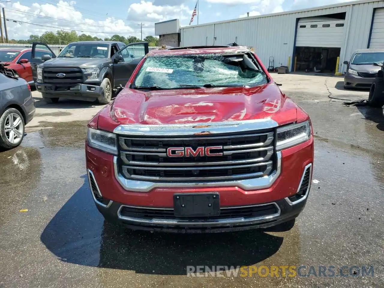 5 fotografías del automóvil dañado 1GKKNML4XNZ126874 GMC ACADIA 2022