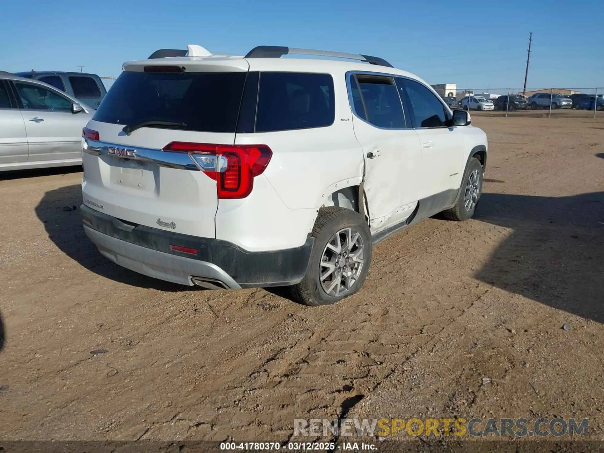 4 fotografías del automóvil dañado 1GKKNMLS6NZ111299 GMC ACADIA 2022