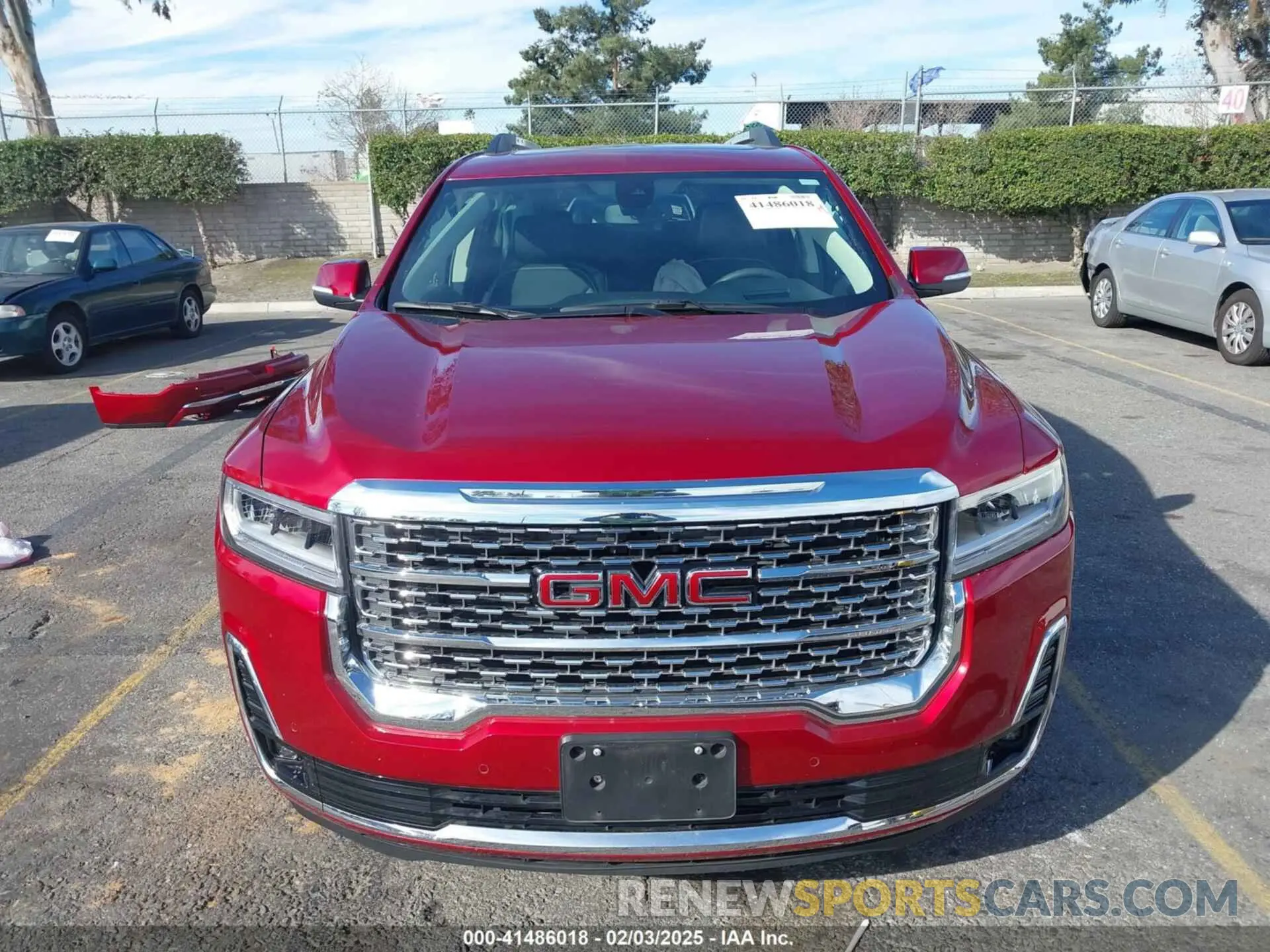 13 fotografías del automóvil dañado 1GKKNPLS7NZ139033 GMC ACADIA 2022