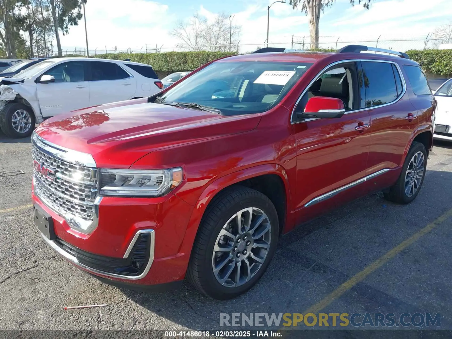 2 fotografías del automóvil dañado 1GKKNPLS7NZ139033 GMC ACADIA 2022