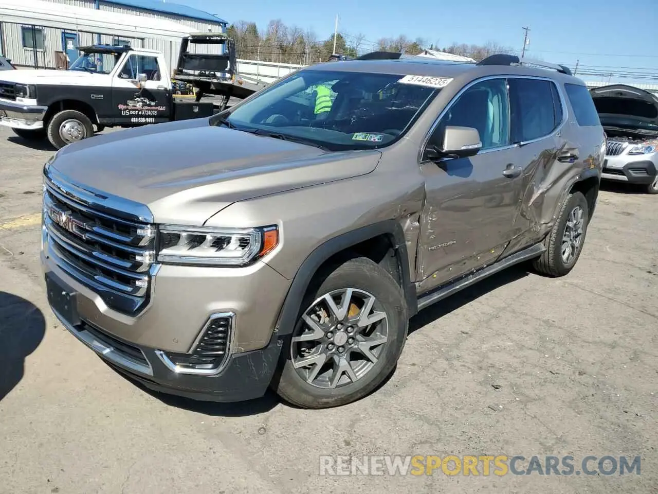 1 fotografías del automóvil dañado 1GKKNRL40NZ173070 GMC ACADIA 2022