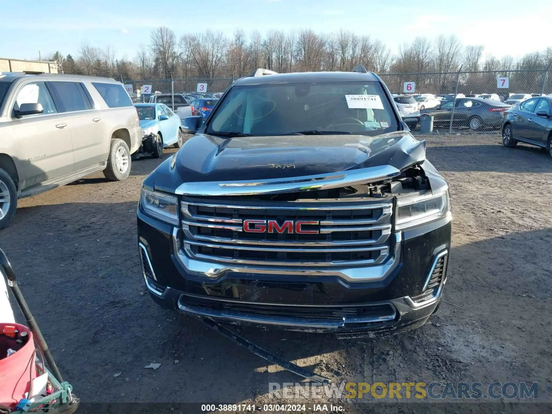 11 fotografías del automóvil dañado 1GKKNRL45NZ158192 GMC ACADIA 2022