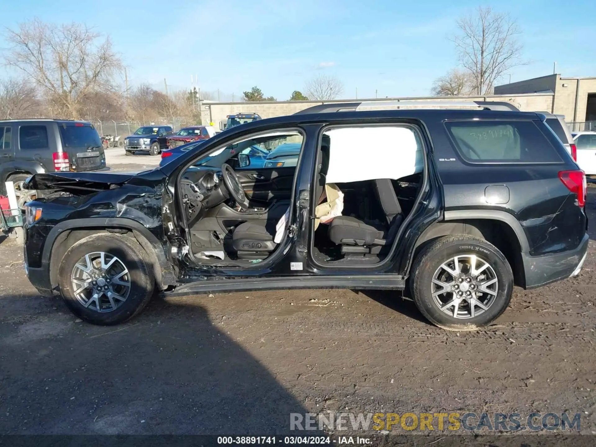 13 fotografías del automóvil dañado 1GKKNRL45NZ158192 GMC ACADIA 2022
