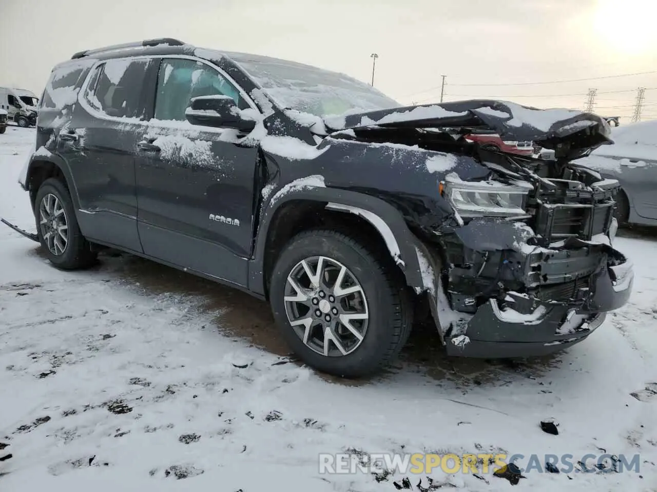 4 fotografías del automóvil dañado 1GKKNUL48NZ150848 GMC ACADIA 2022