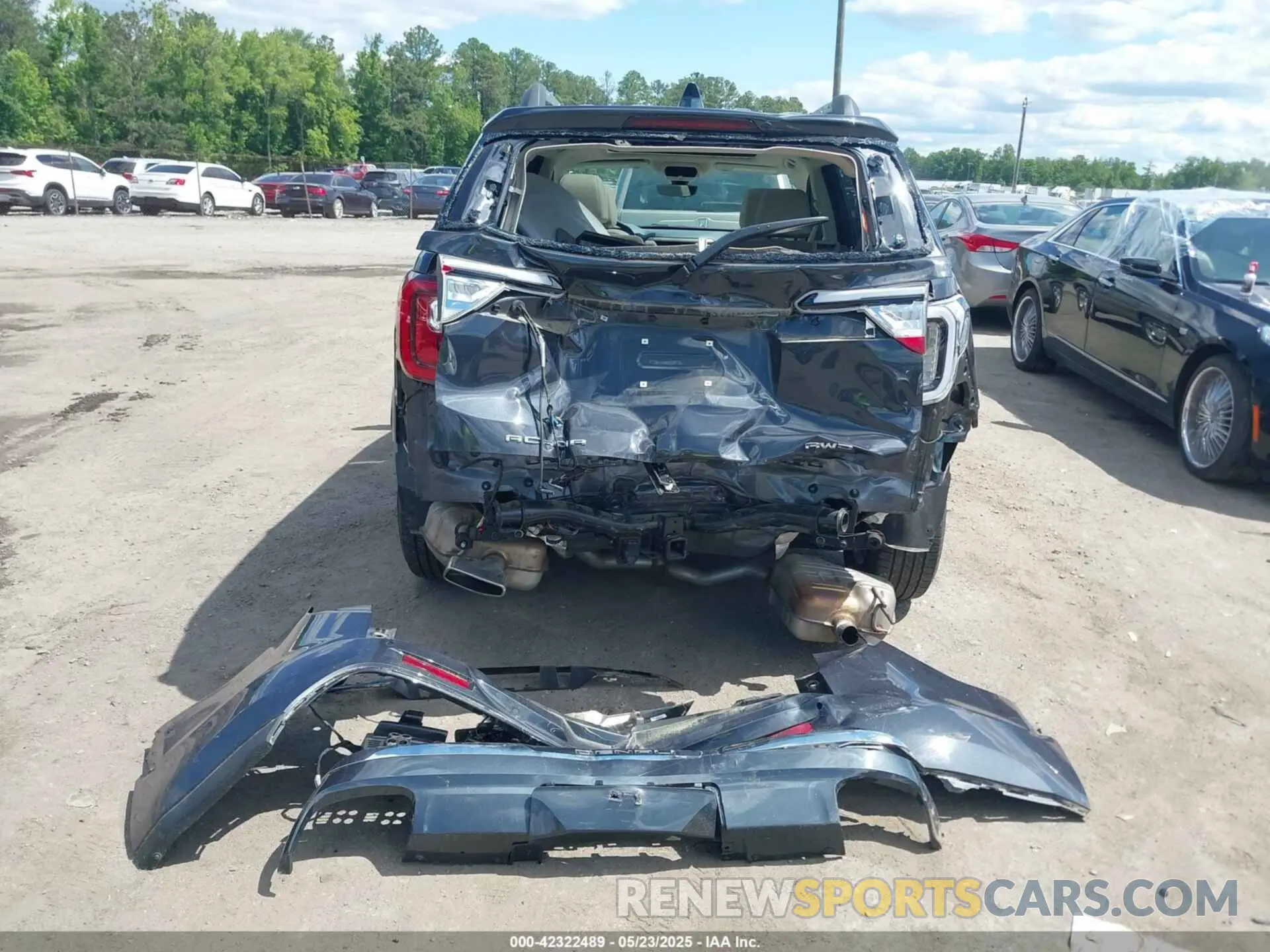 17 fotografías del automóvil dañado 1GKKNXLS0NZ168843 GMC ACADIA 2022