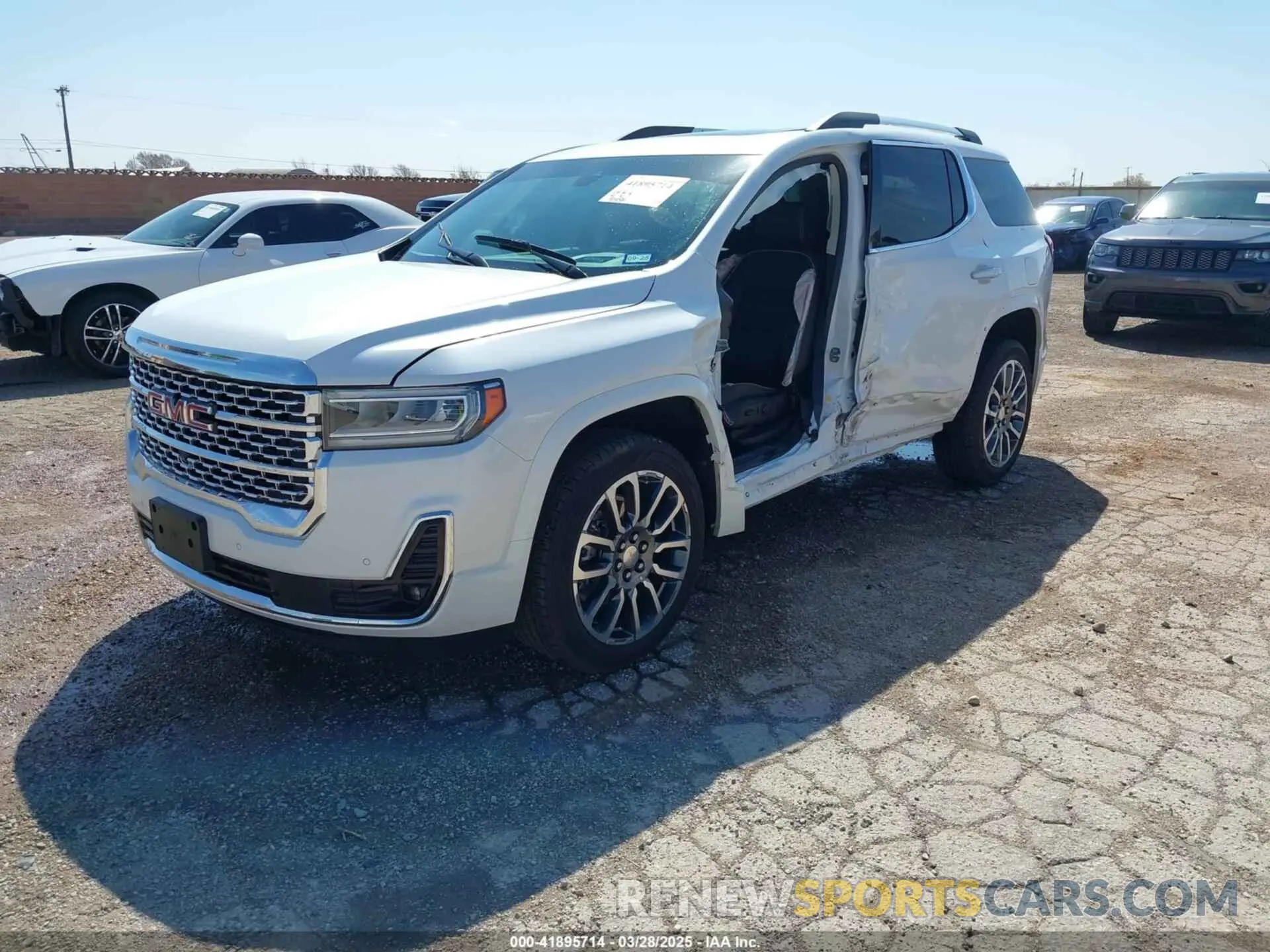 2 fotografías del automóvil dañado 1GKKNXLS1NZ115438 GMC ACADIA 2022