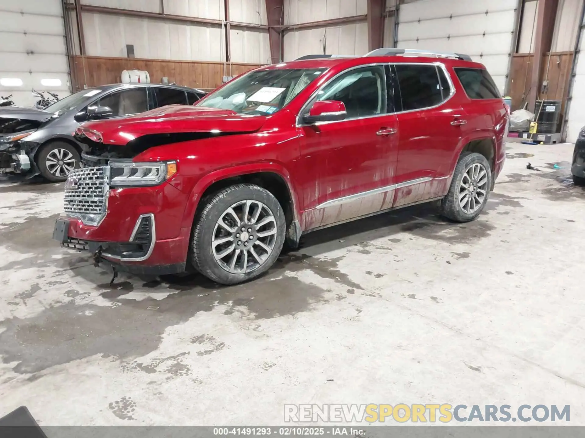 2 fotografías del automóvil dañado 1GKKNXLS2NZ114573 GMC ACADIA 2022