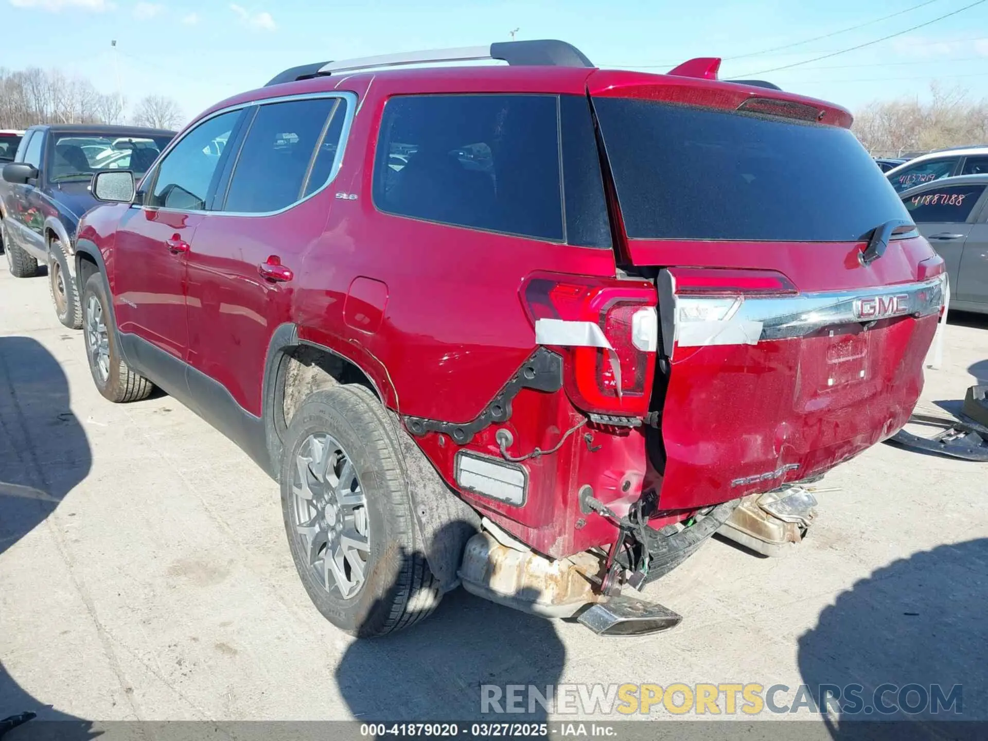 3 fotografías del automóvil dañado 1GKKNKL40PZ193524 GMC ACADIA 2023