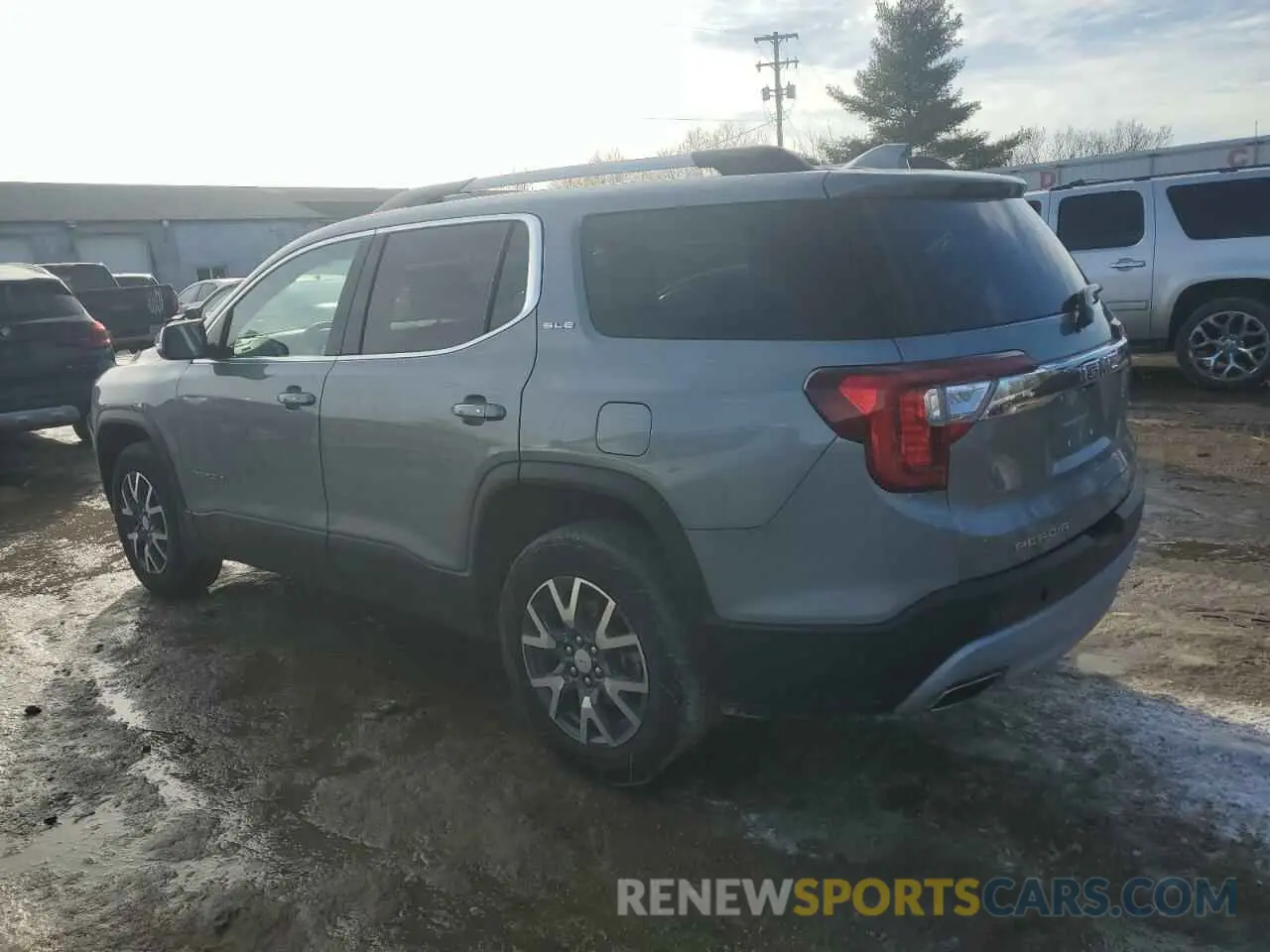 2 fotografías del automóvil dañado 1GKKNKL40PZ200844 GMC ACADIA 2023