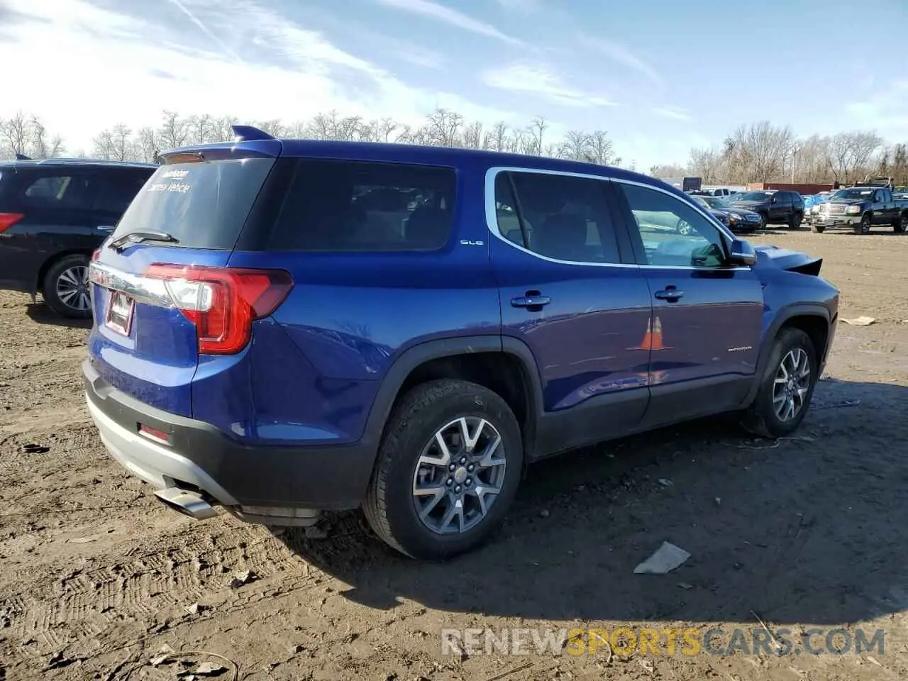 3 fotografías del automóvil dañado 1GKKNKL44PZ178606 GMC ACADIA 2023
