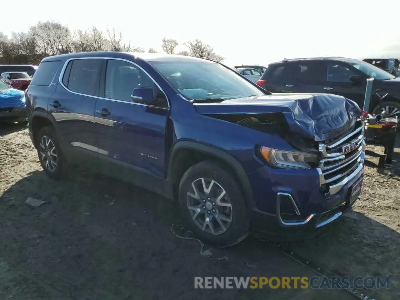 4 fotografías del automóvil dañado 1GKKNKL44PZ178606 GMC ACADIA 2023