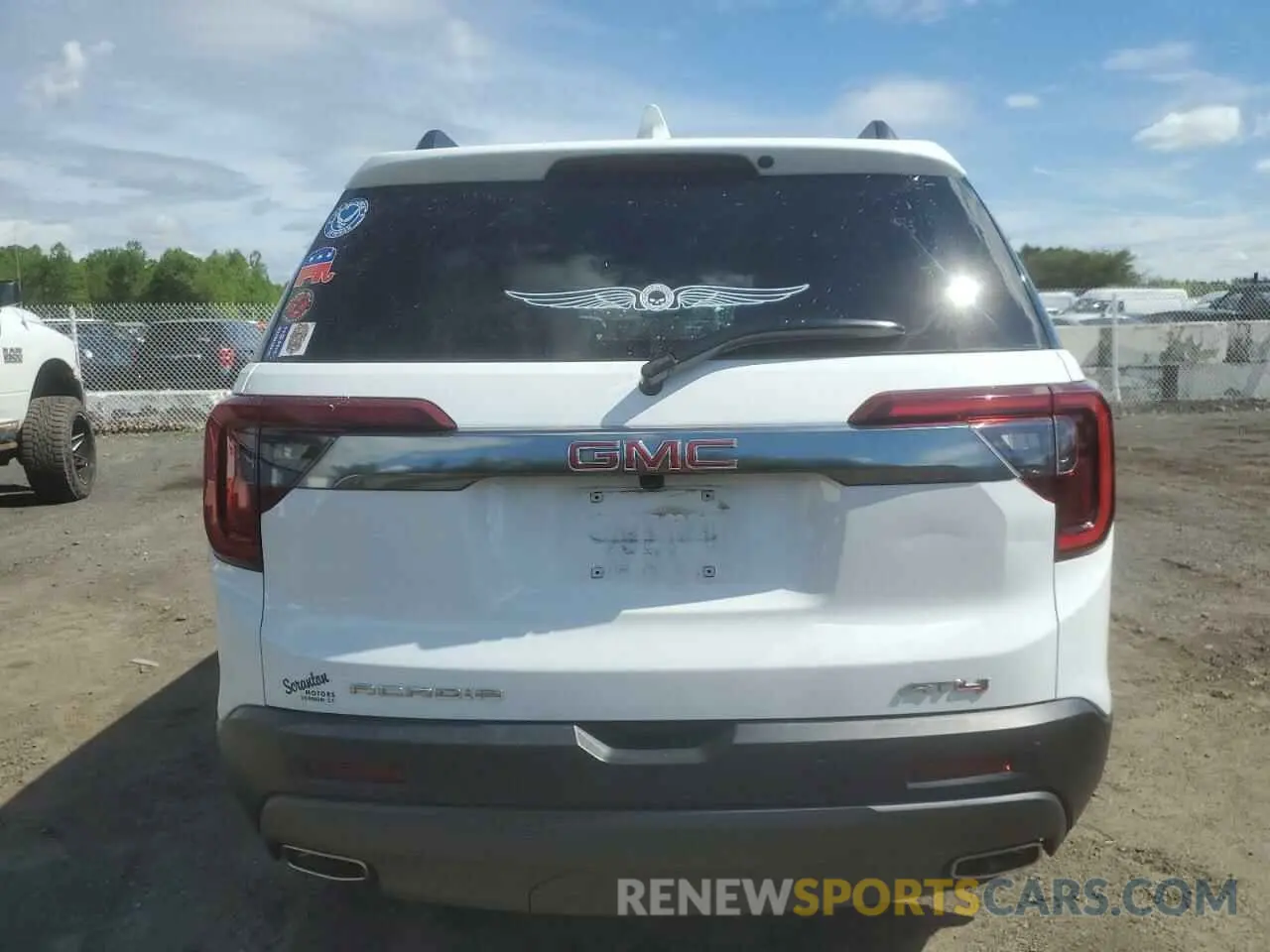 6 fotografías del automóvil dañado 1GKKNLLS4PZ165679 GMC ACADIA 2023