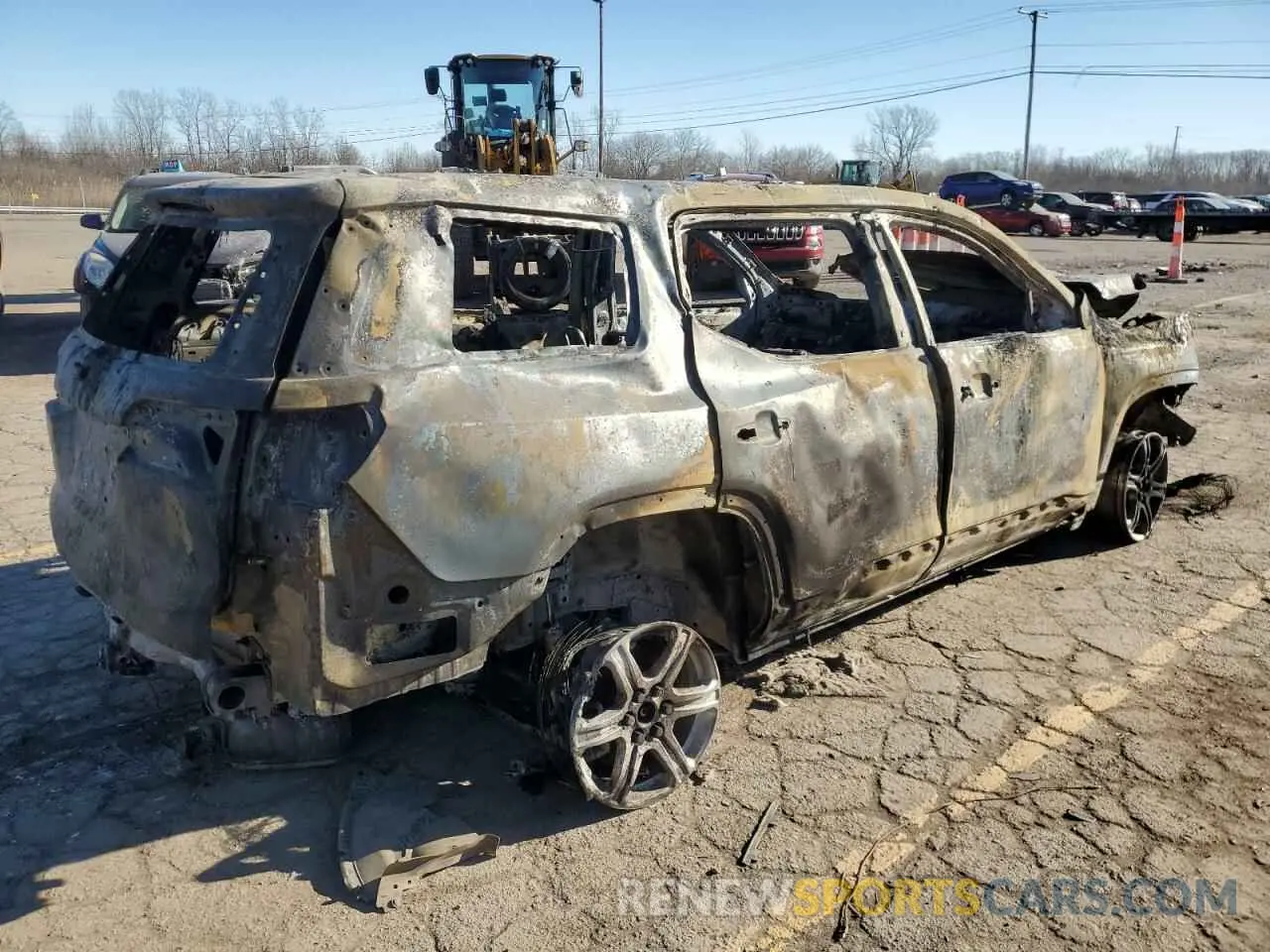 3 fotografías del automóvil dañado 1GKKNLLS4PZ248478 GMC ACADIA 2023