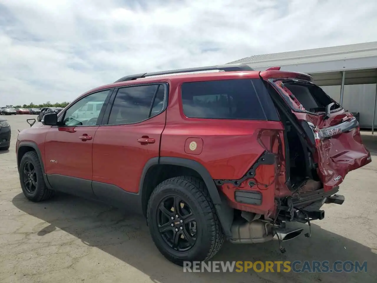 2 fotografías del automóvil dañado 1GKKNLLS9PZ254387 GMC ACADIA 2023