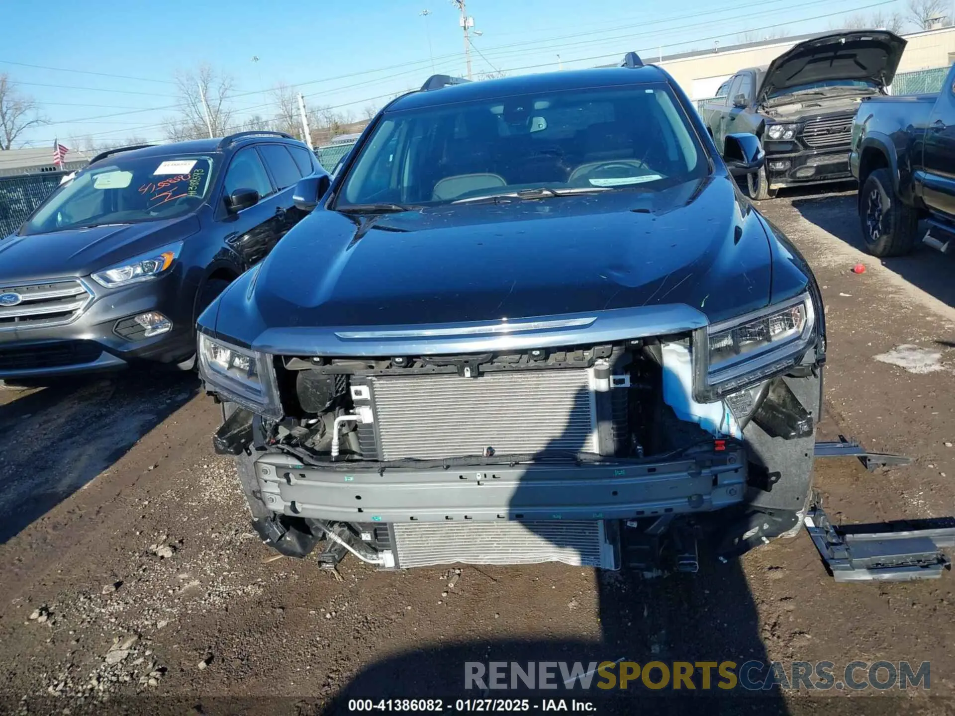 6 fotografías del automóvil dañado 1GKKNLLS9PZ262635 GMC ACADIA 2023